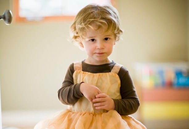 boy dressed as princess