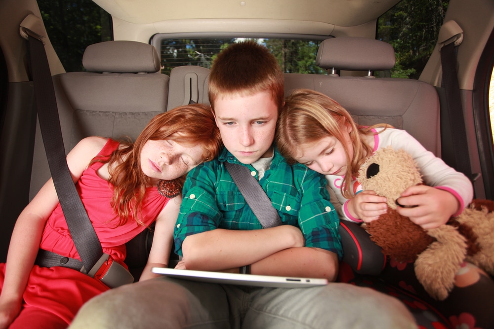 kids in a car