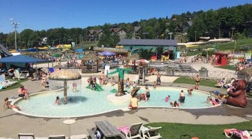 jeux d'eau parc aquatique bromont