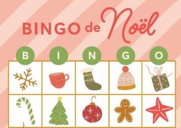 bingo de noel à imprimer